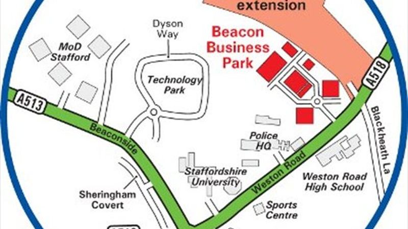Beacon Business Park - Location INSET