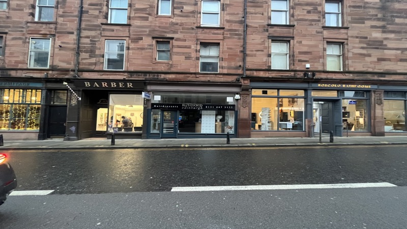 shop to let Edinburgh