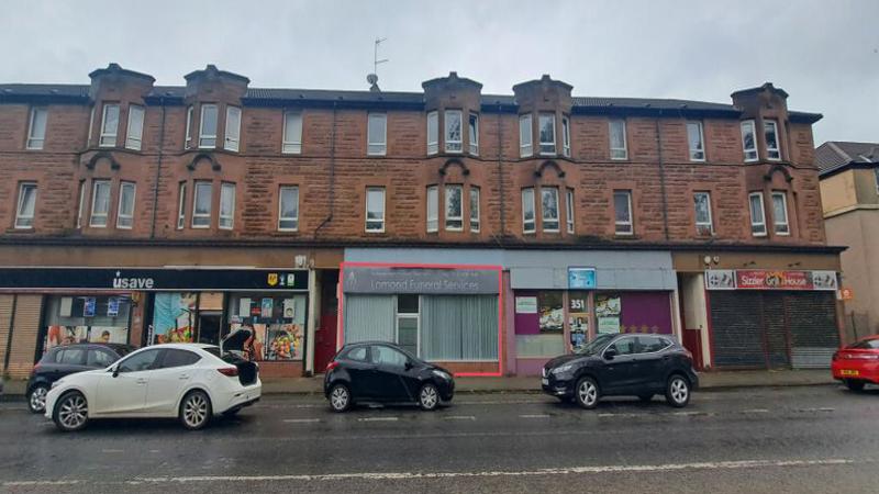 shop to let Glasgow