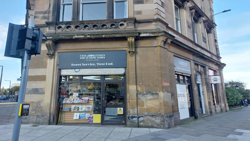 shop to let Edinburgh