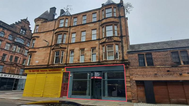 shop to let Glasgow