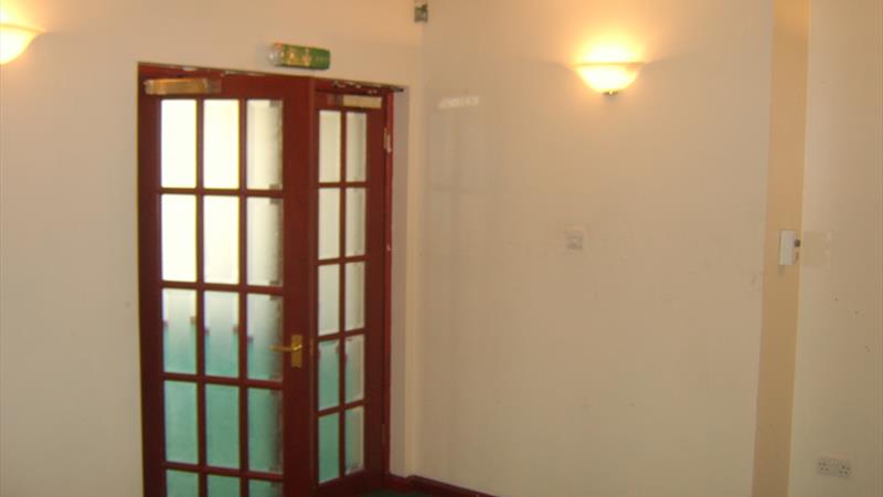 Rear area of shop and exit to reception area