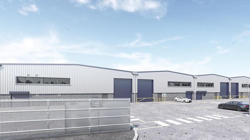 Industrial Units In Secure Yard