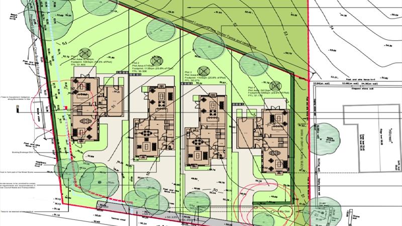 Consent For Four Detached Houses