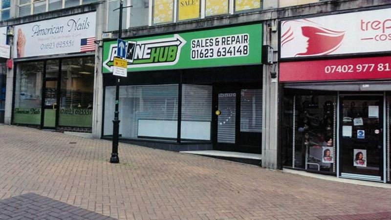 Shop To Let in Mansfield