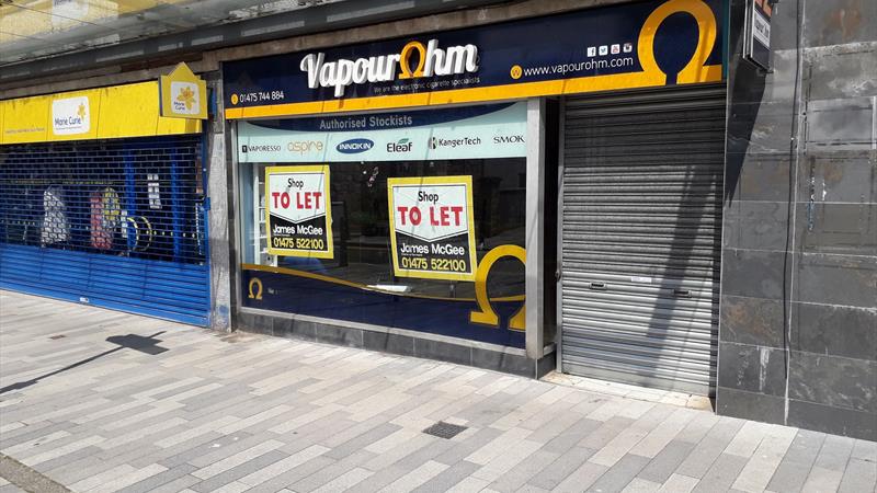 Retail Unit in Port Glasgow To Let