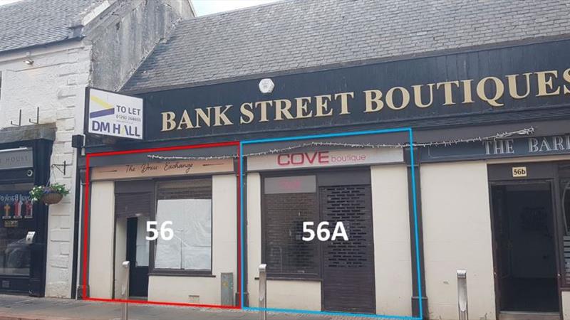 Two Shops To Let in Kilmarnock
