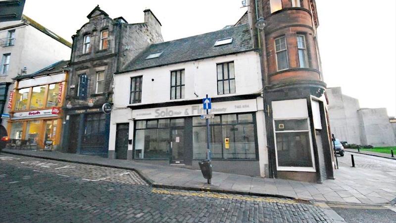 Retail Premises With Attic Flat For Sale in Dunfermline