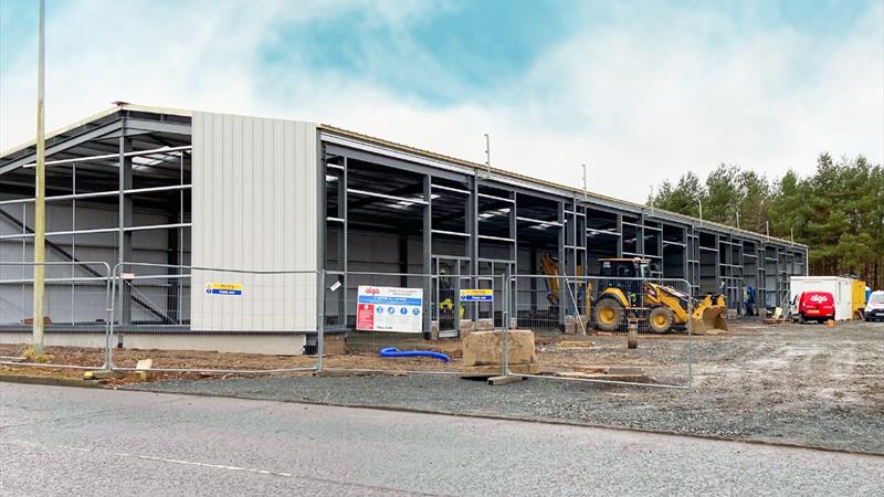 New Build Industrial Units To Let in Livingston