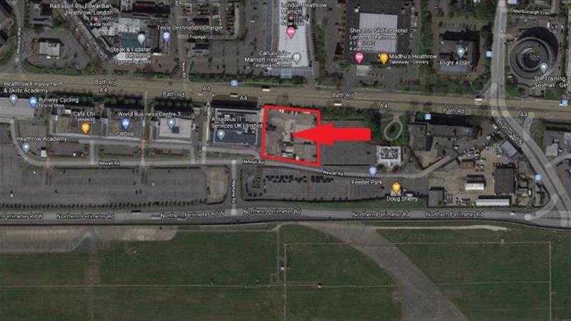 Prominent site adjacent to Airport To Let