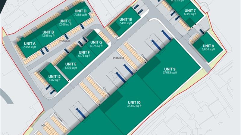 New Industrial Units With B1, B2 & B8 Use