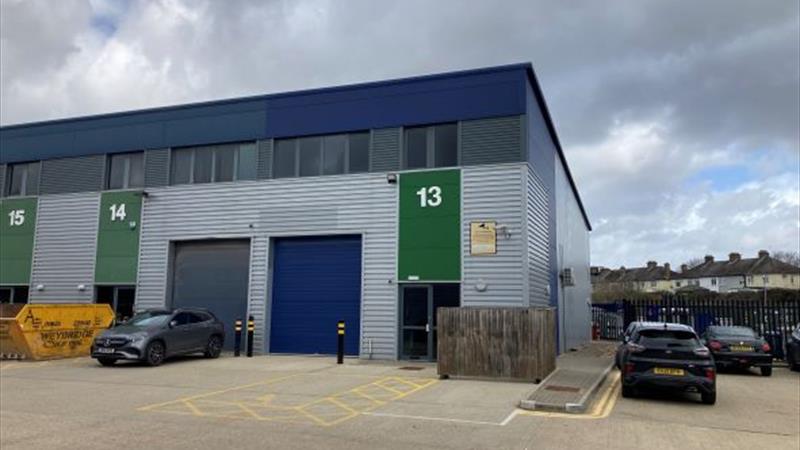 Industrial Unit With Covered Loading Bay