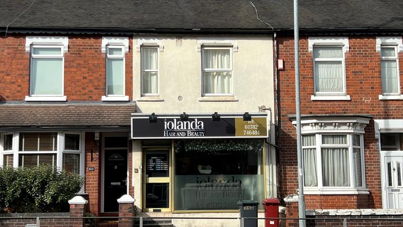 Former Hair Salon With 1 Bed Flat For Sale in Stoke-on-Trent