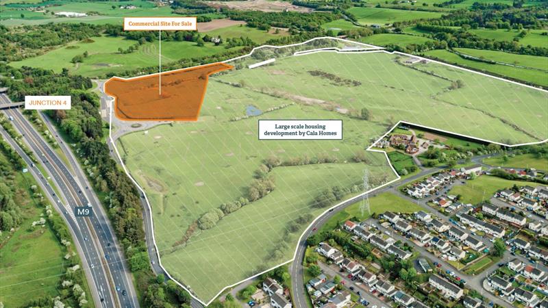 Prominent Commercial Development Site For Sale in Falkirk