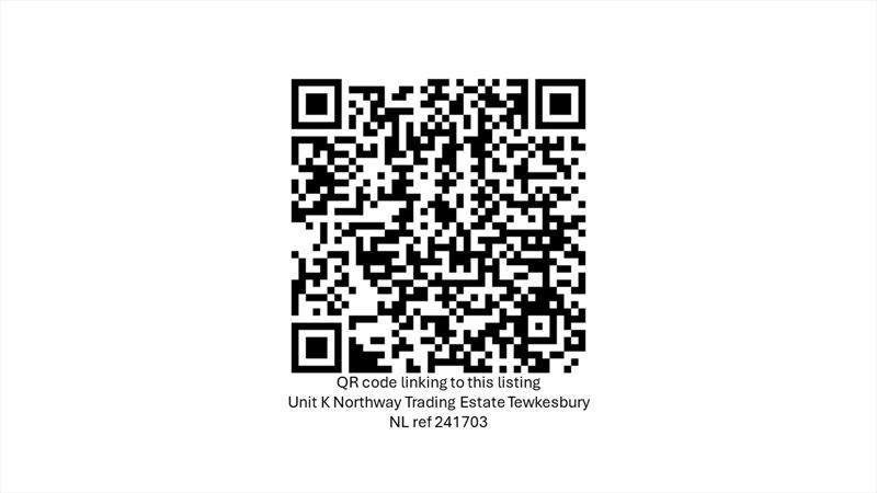 QR code linking to this listing 
Unit K Northway Trading Estate Tewkesbury 
NL ref 241703
