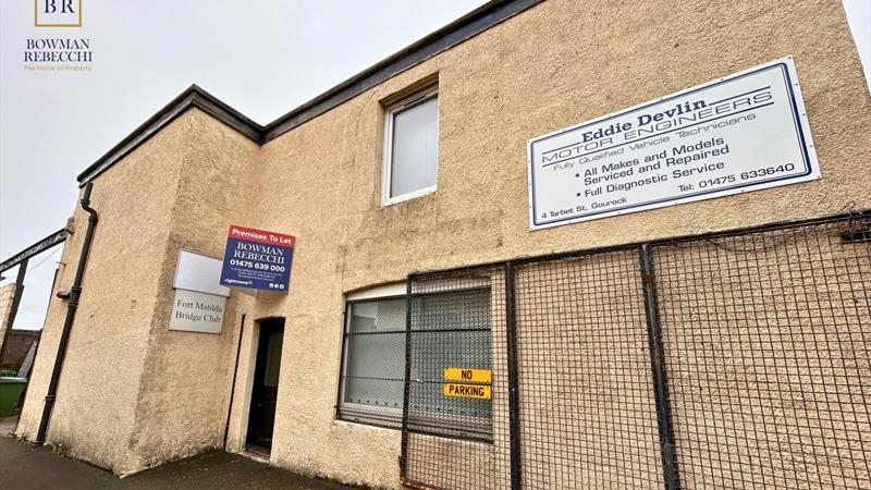 Central Gourock Unit Available To Let