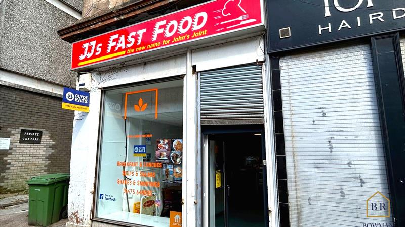 Greenock Town Centre Cafe For Sale