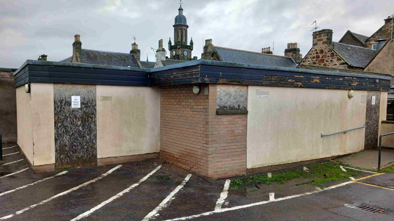 Former Public Toilets With Commercial Potential For Sale in Forres