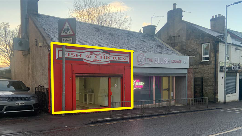 Class 3 Retail Premises For Sale in Shotts