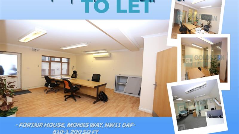 Ground & 1st floor Offices to Let in Barnet