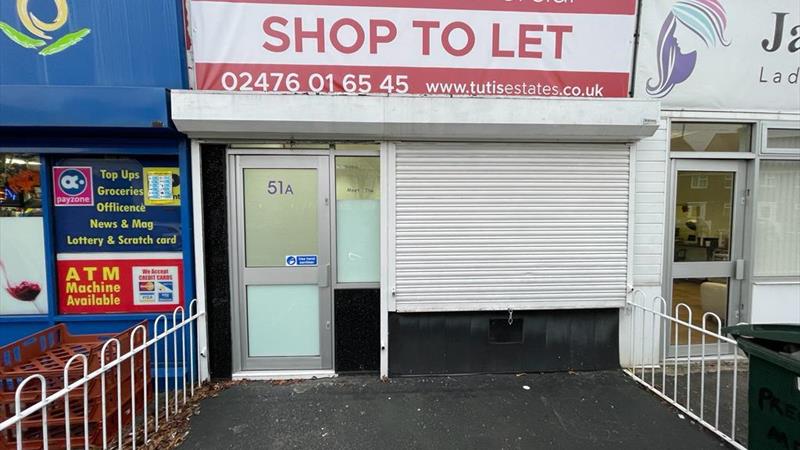 Class E Retail Premises to Let in Coventry