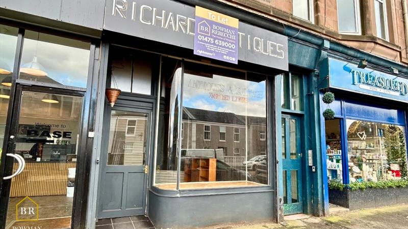 Highly Visible Gourock Retail Unit To Let