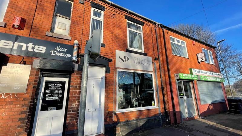 Mid Terraced Retail Unit To Let in Stoke on Trent