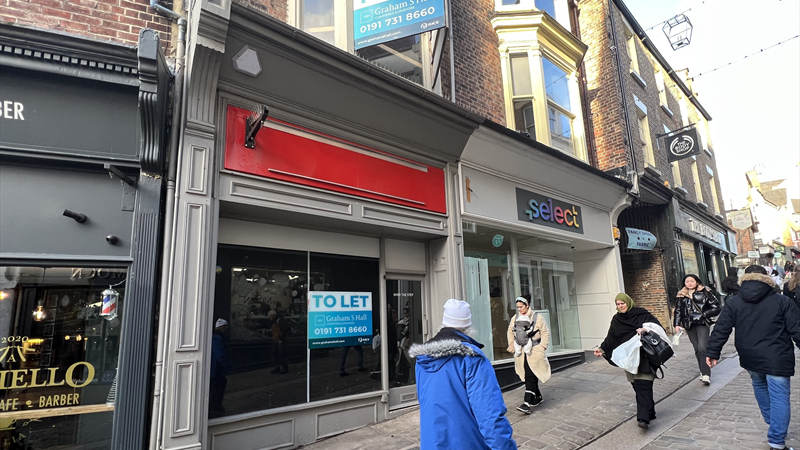 Prime City Centre Retail Unit To Let in Durham