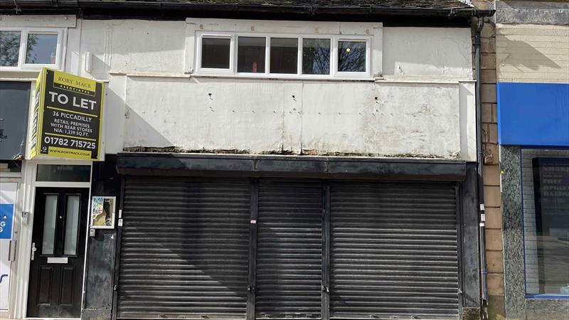 Retail Unit To Let in Hanley