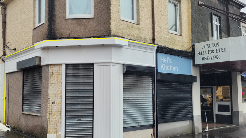 Prominent Retail Premises  For Sale in Rosyth