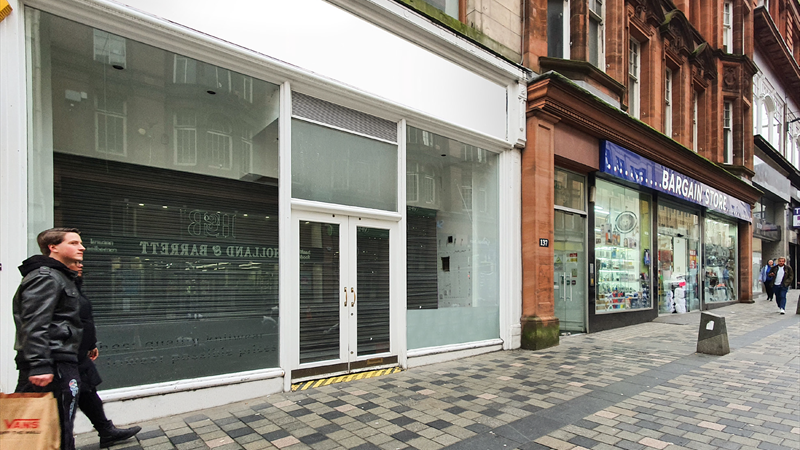 Prominent City Centre Retail Premises To Let in Glasgow