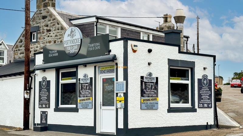 Portknockie Fish & Chip Shop For Sale in Portknockie