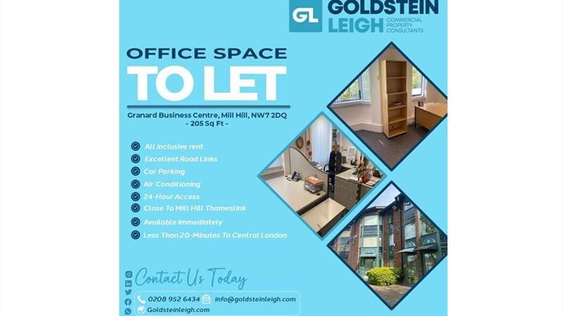 Serviced Office Space in Mill Hill To Let