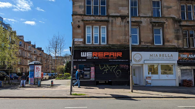 Corner Retail Unit To Let in Glasgow