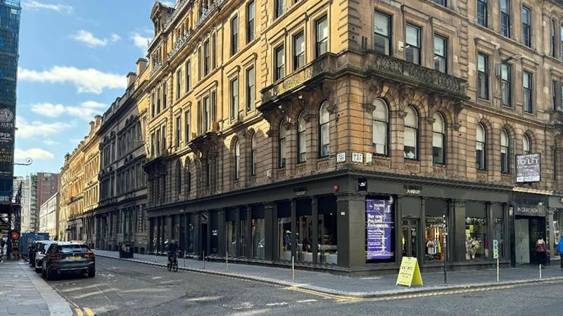 Prime Retail Unit To Let in Glasgow