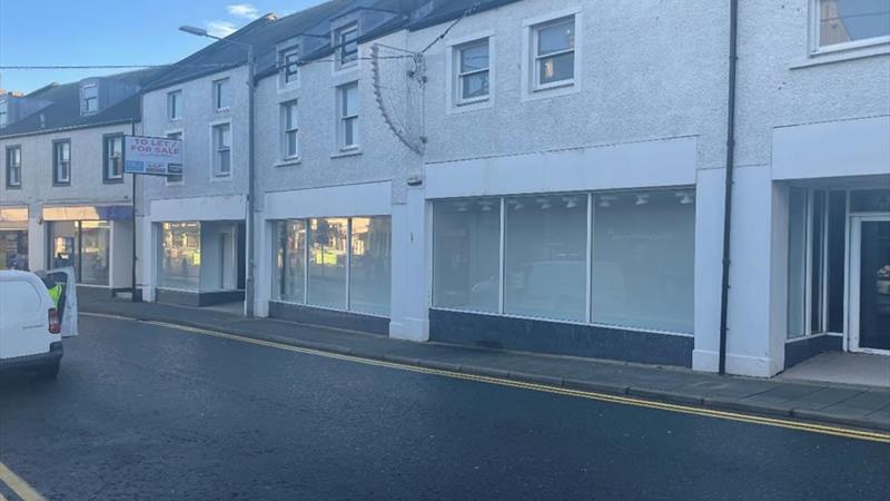 Prime Retail Unit To Let/May Sell in Stranraer