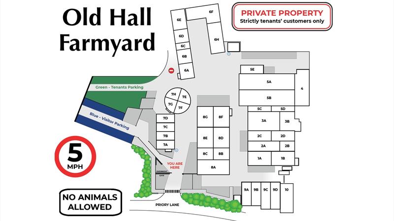 Old Hall Farmyard Site Plan