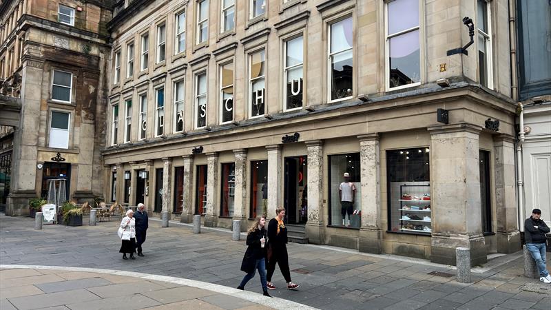 Retail Unit in Prime City Centre Location To Let in Glasgow