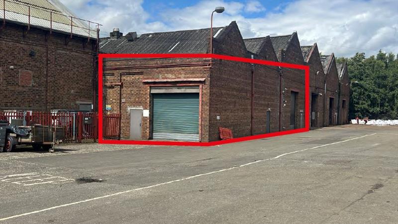 Mid Terrace Industrial Unit To Let in Motherwell