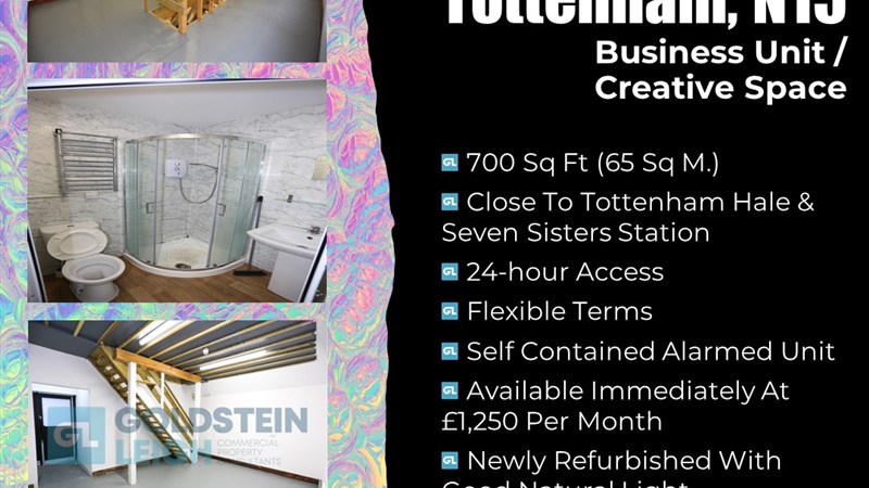 Business Unit / Creative Space To Let