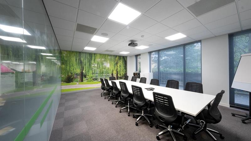 Fitted meeting room