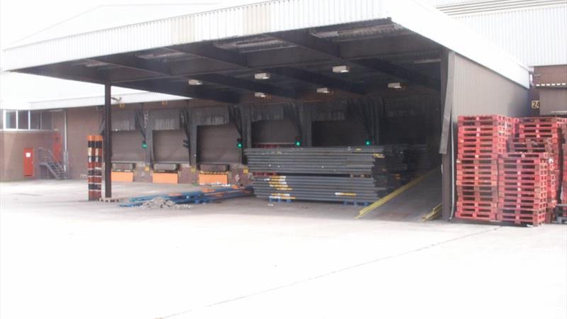 Covered loading bays