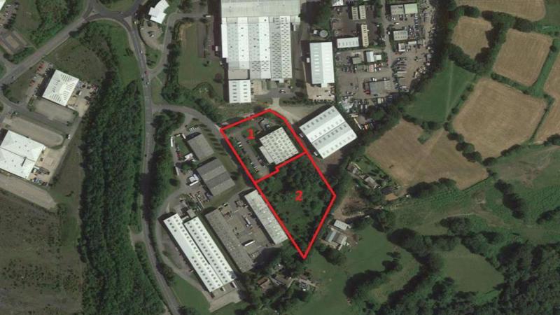 Unit 4 Willow Road, Pen Y Fan Industrial Estate - Site Plan