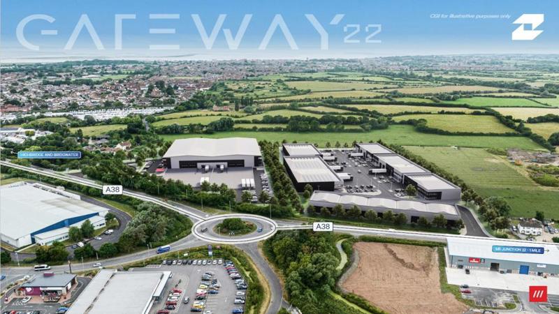 Gateway 22 - Site Aerial CGI