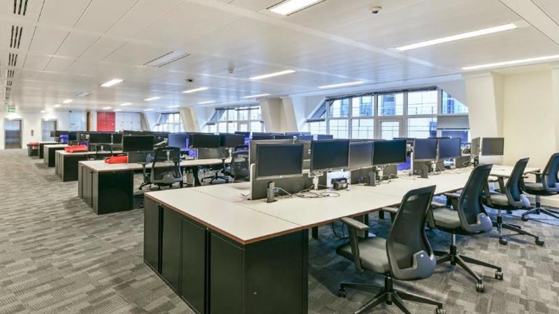 Open-plan desking