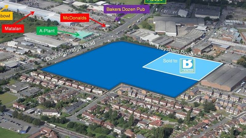 13.5 Acres adjacent to Switch Island Retail Park and newly developed Bestway Cash and Carry