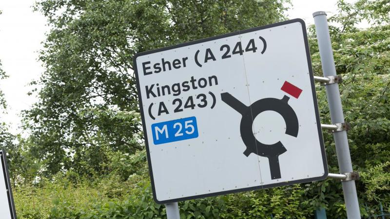 Harsco House M25 Sign