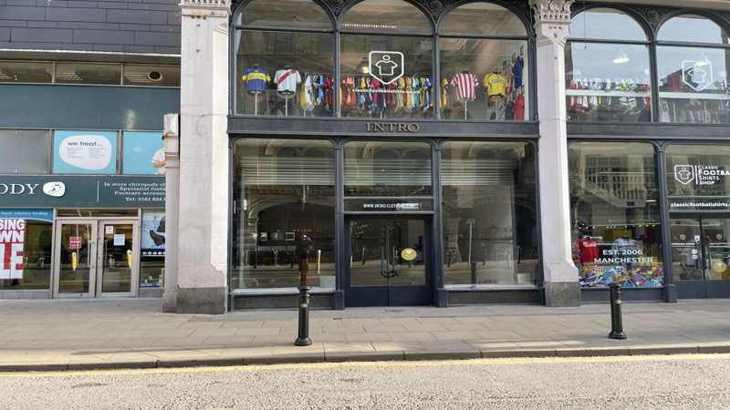 shop to let Manchester