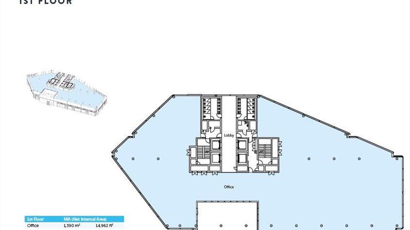 1st Floor Plan | 1 Haymarket Square