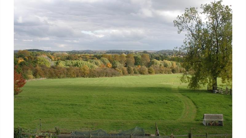 View from the rear of Hill House Farm